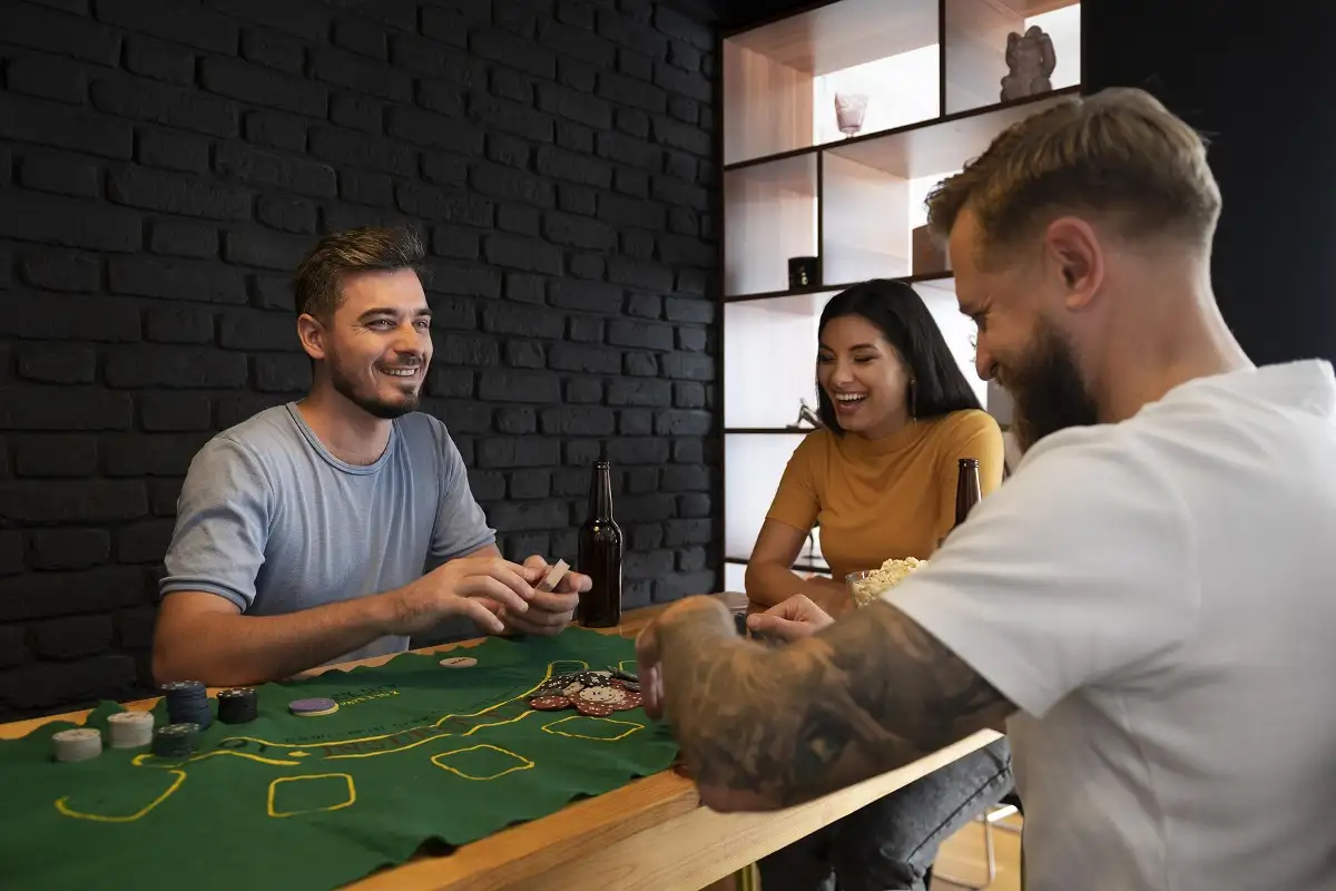 topless poker dealer